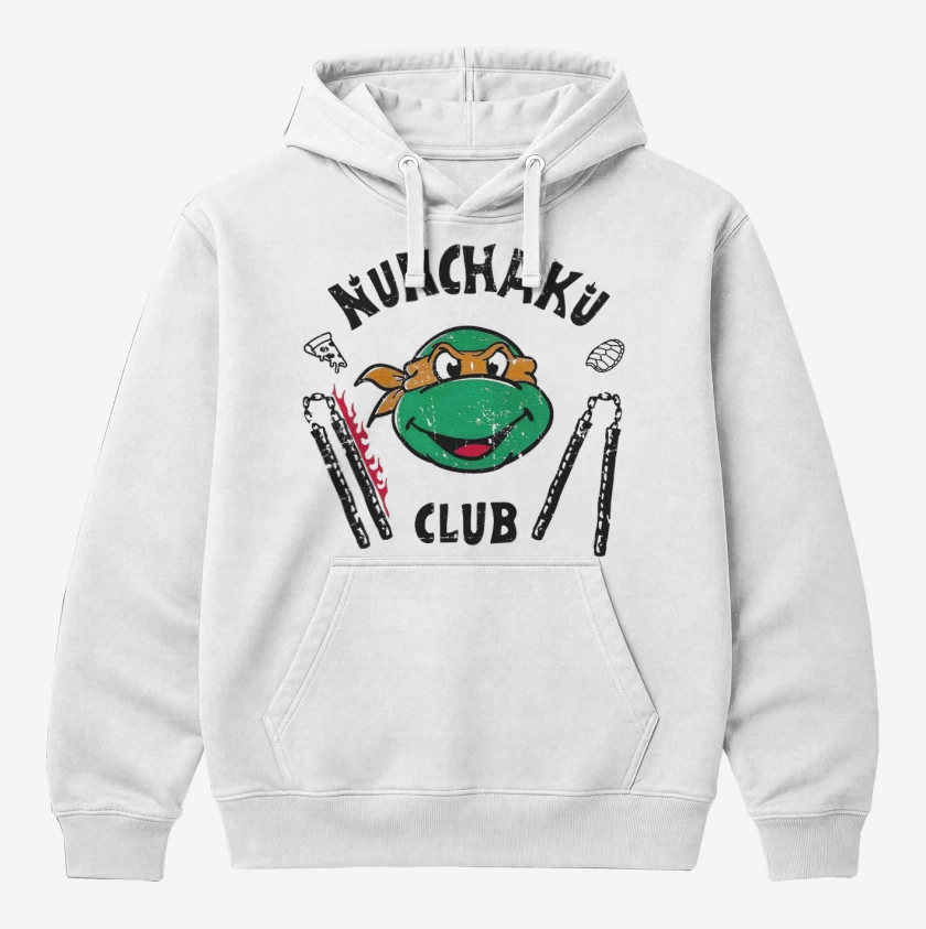 Polerón Canguro Blanco de Nunchaku club