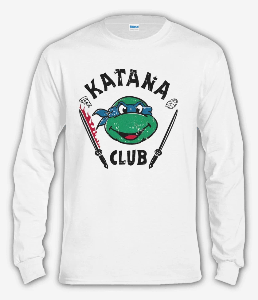 Polera manga larga Blanco de Katana Club