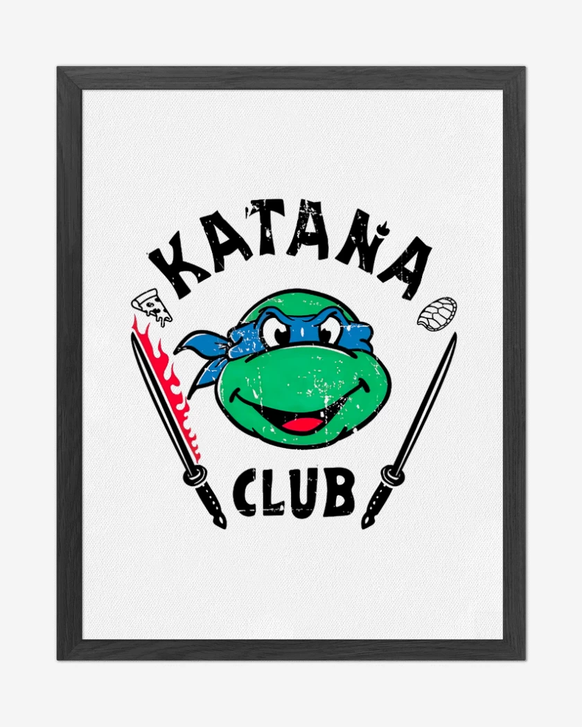 Cuadro decorativo Blanco de Katana Club