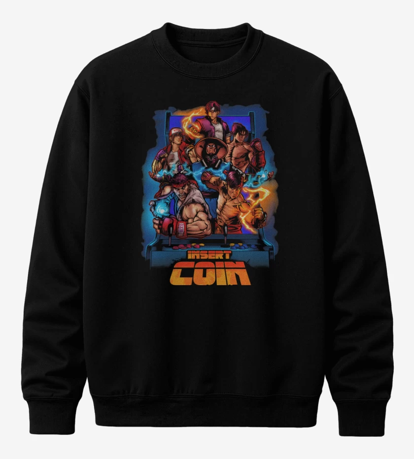 Poleron polo Insert Coin Fighters
