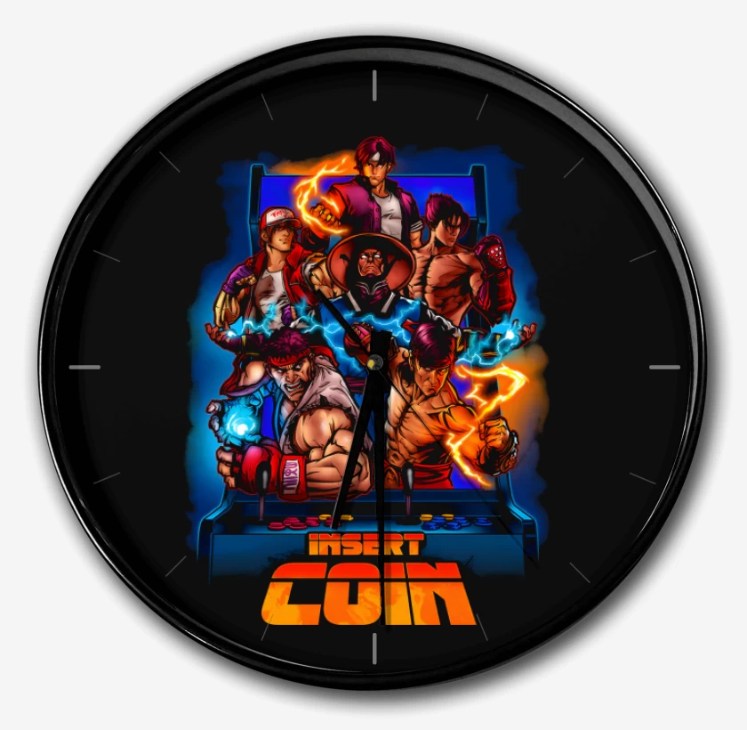 Reloj Insert Coin Fighters