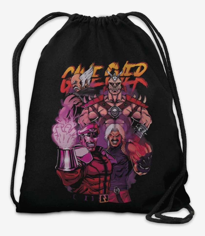 Mochila Negro de Game Over II
