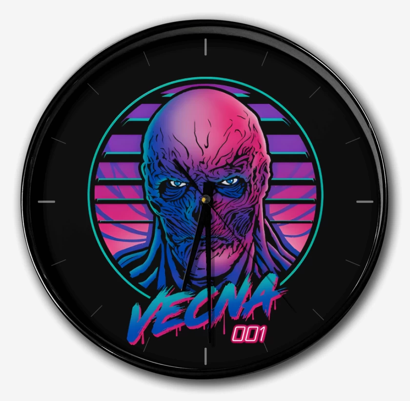 Reloj Negro de Retro 001