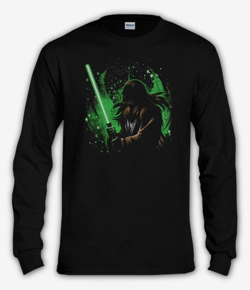 Polera manga larga Negro de Instinto Jedi