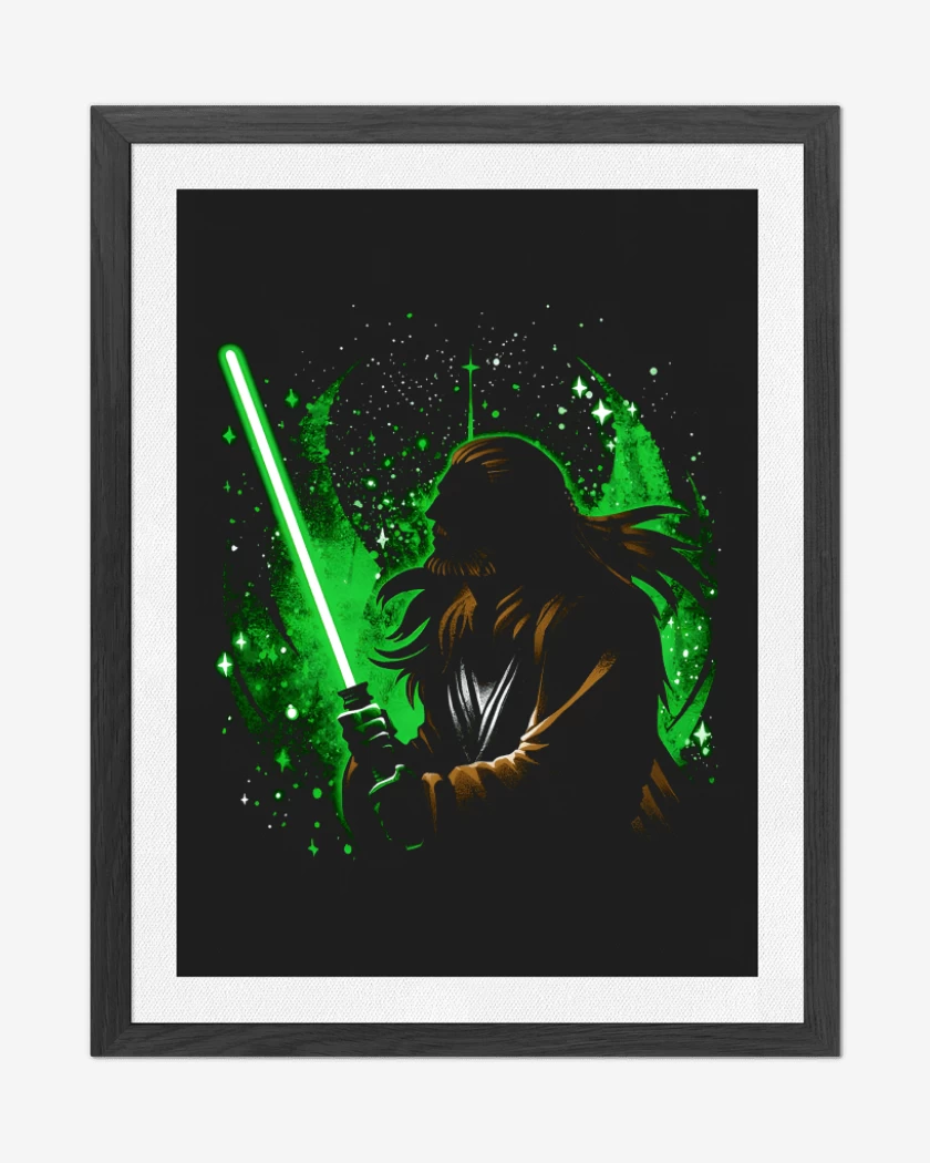 Cuadro decorativo Negro de Instinto Jedi