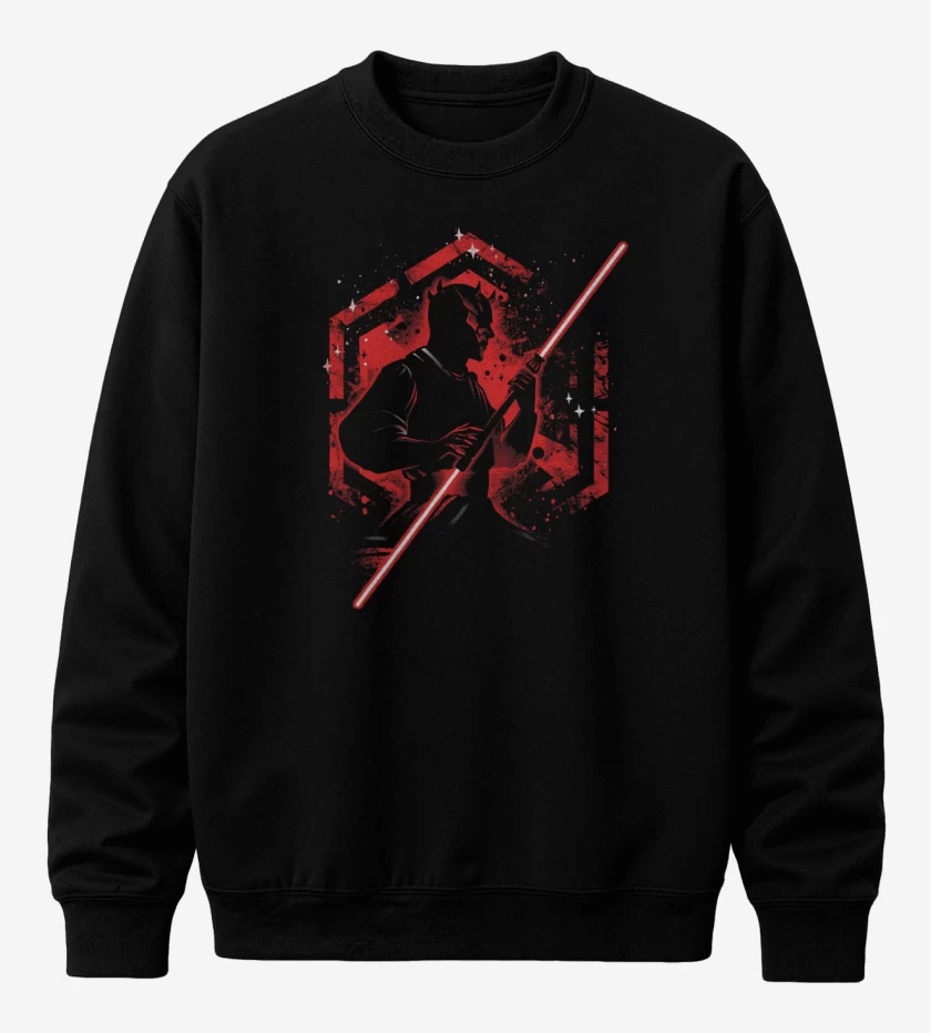 Poleron polo Negro de Sith de Doble Oscuridad