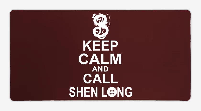 Mouse pad Gamer Keep calm and call shen long