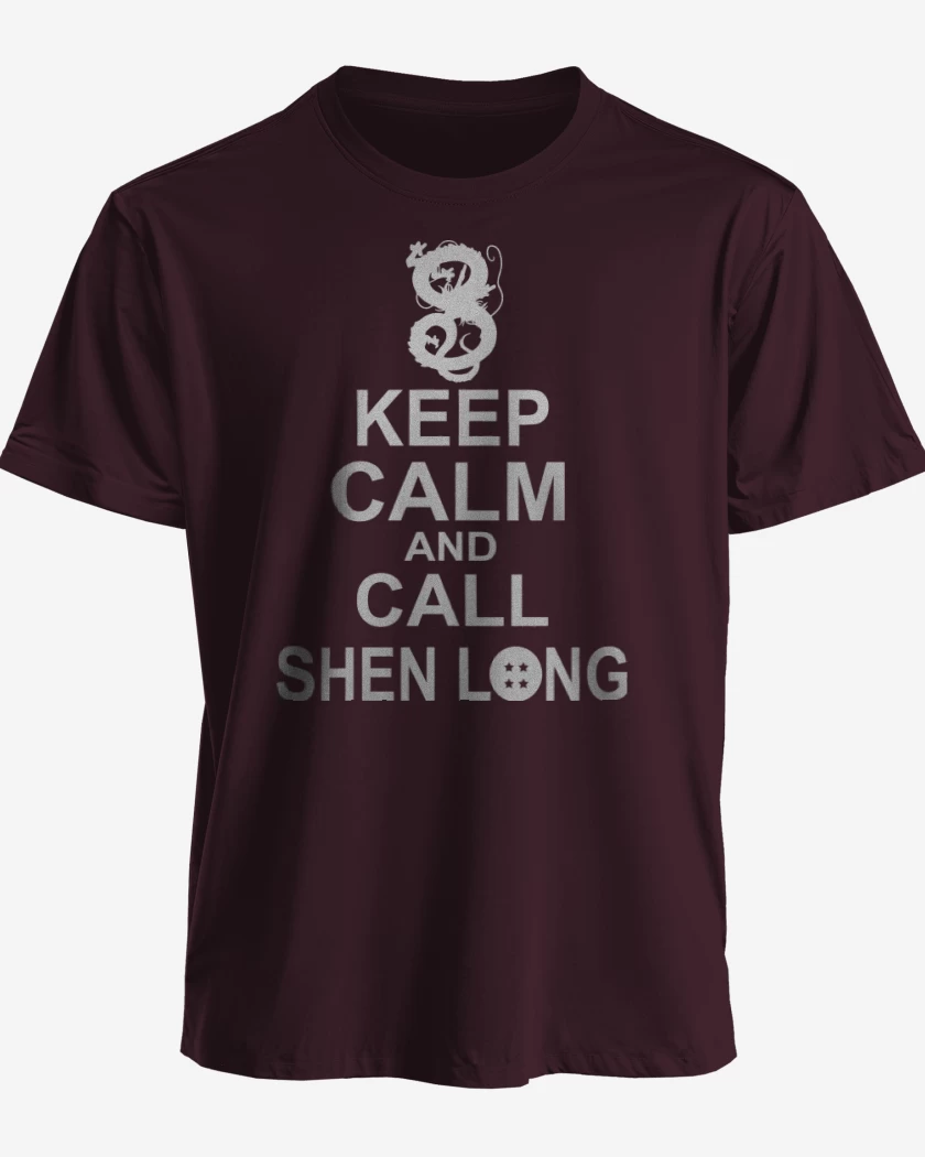 Polera Keep calm and call shen long