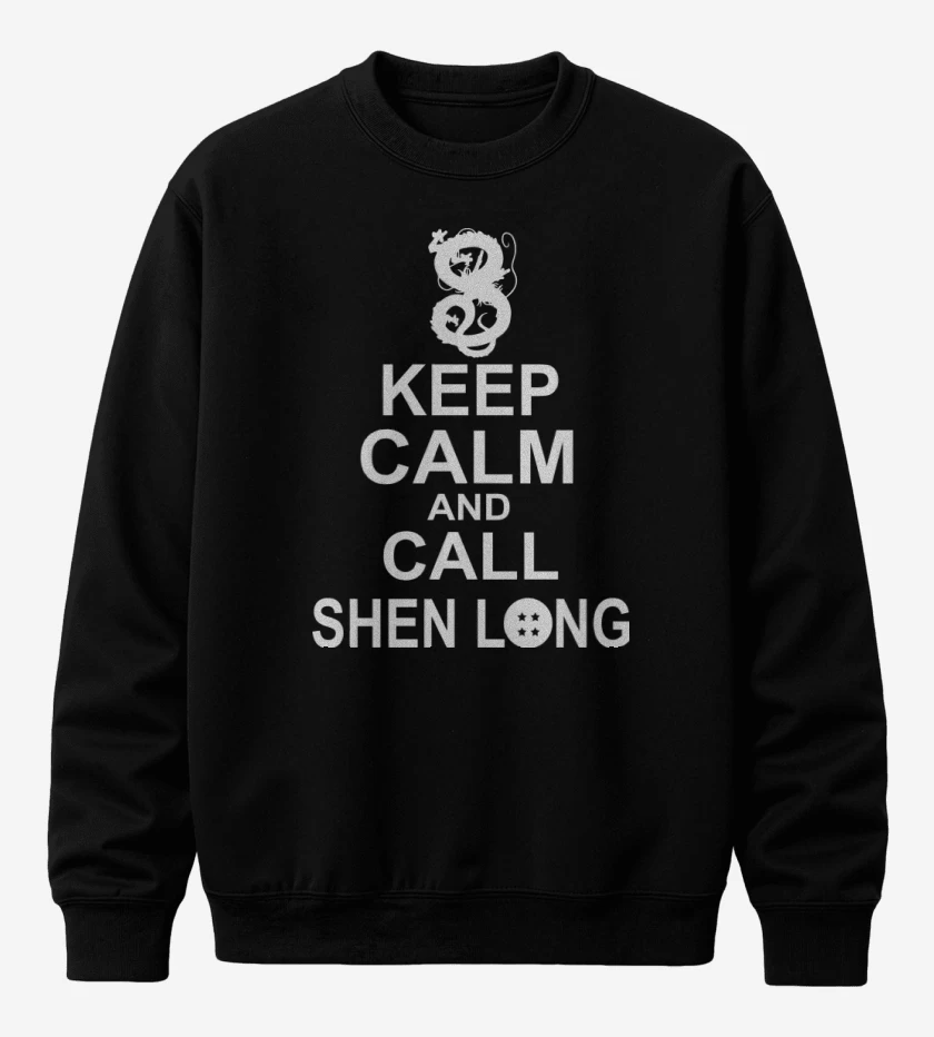 Poleron polo Keep calm and call shen long