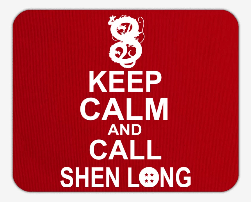 Mousepad Keep calm and call shen long