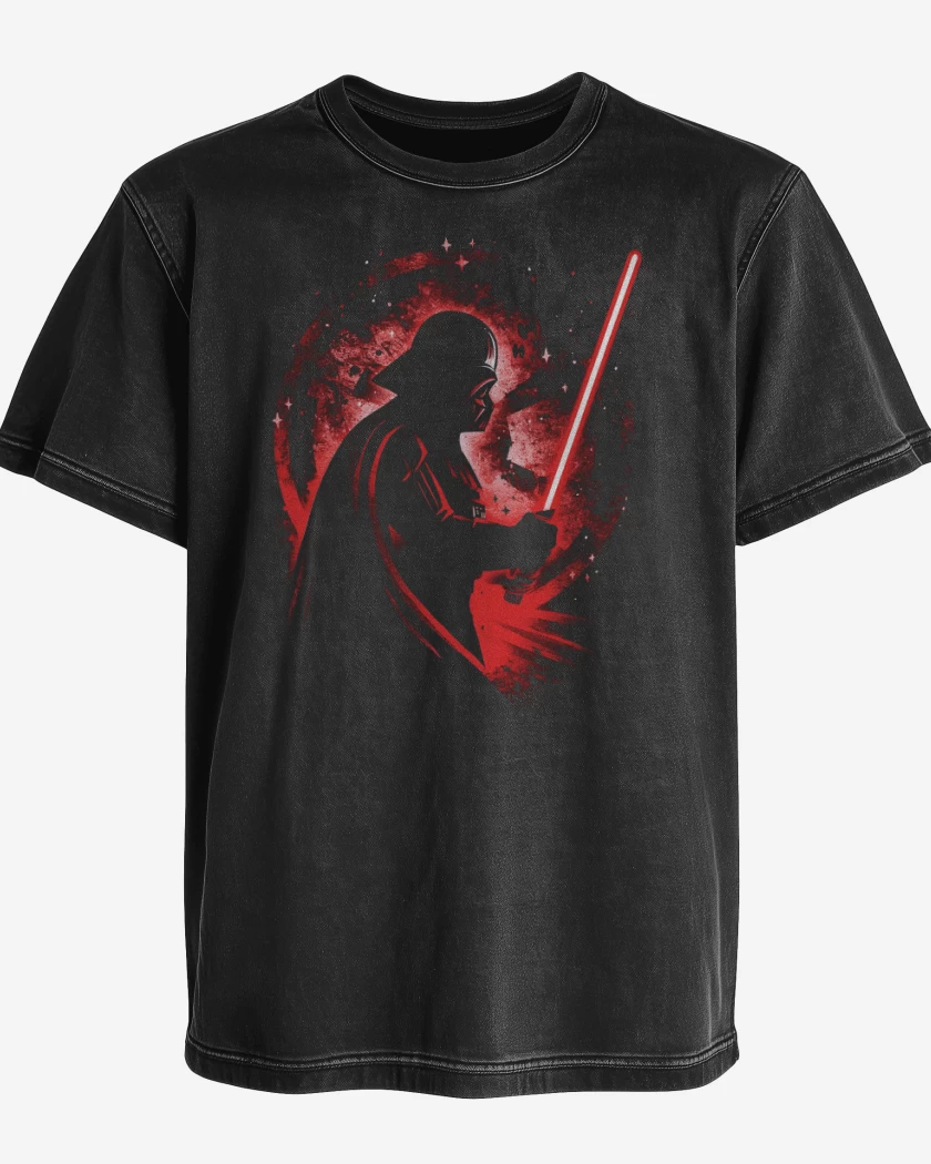 Polera desgastada El Poder del Lado Oscuro