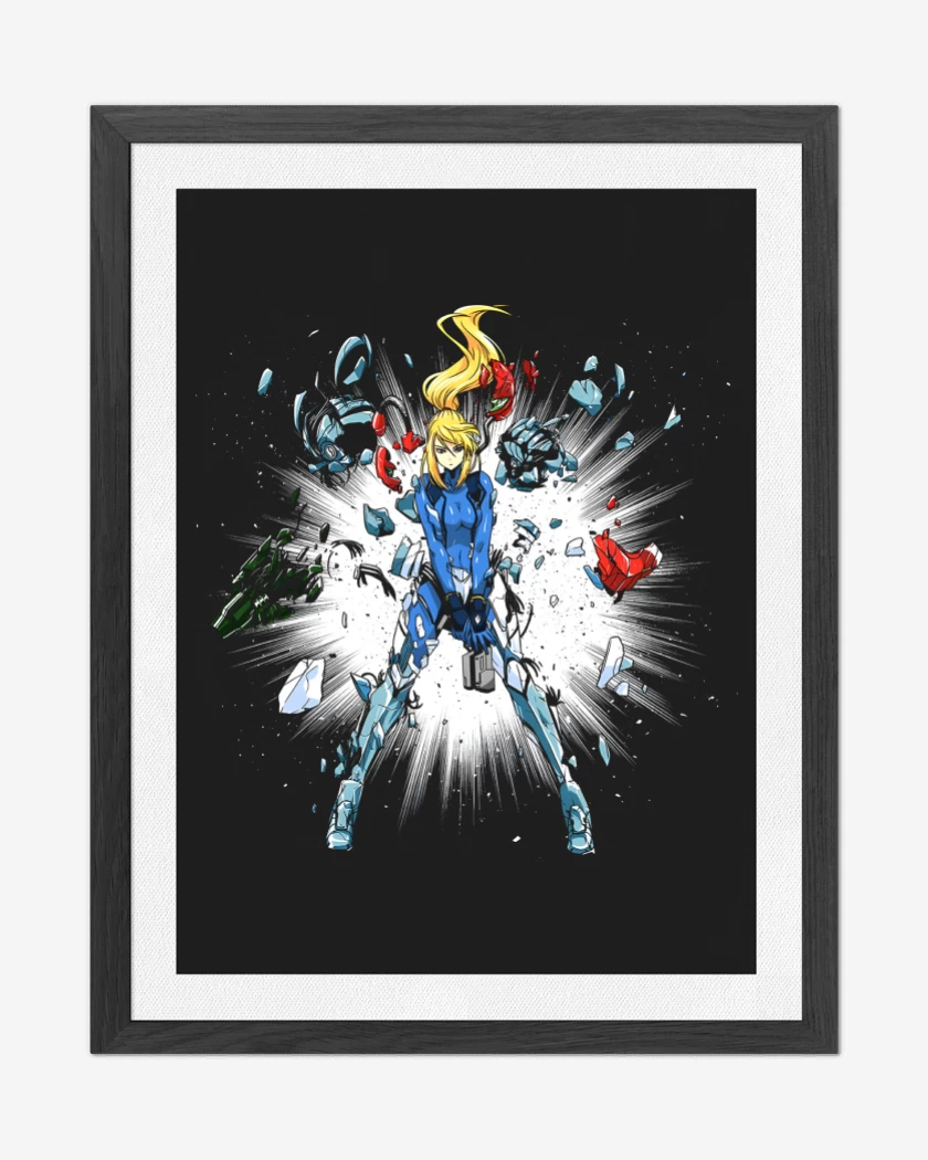 Cuadro decorativo Samus Explosiva