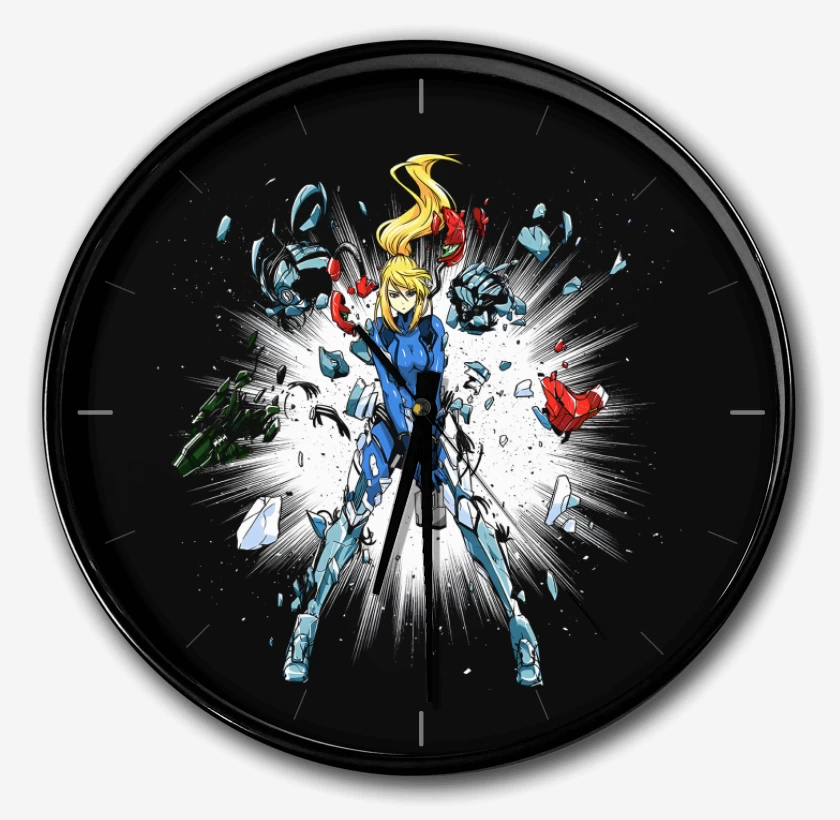 Reloj Negro de Samus Explosiva