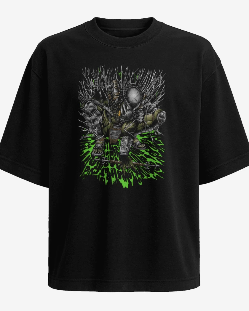 Polera Oversize Cazador de Humanos