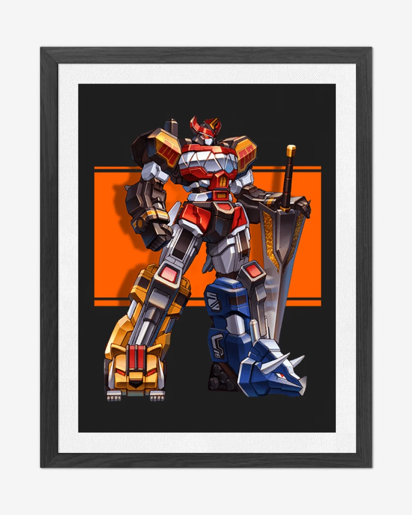 Cuadro decorativo Negro de Megazord