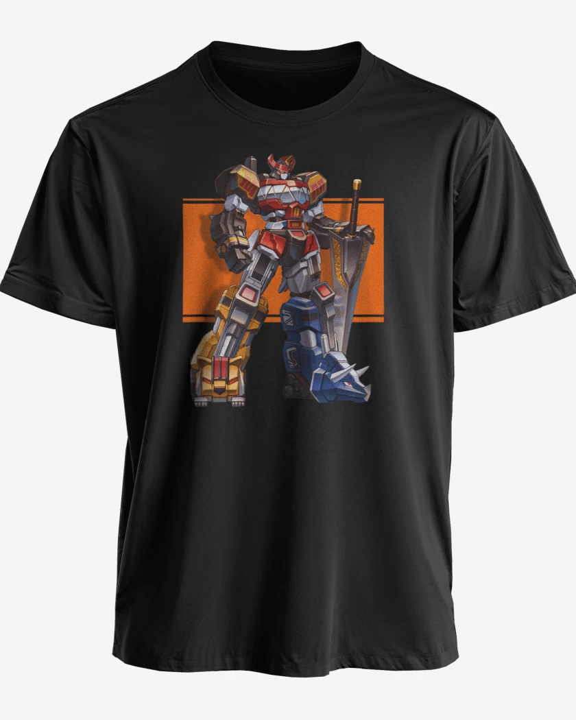 Polera premium Negro de Megazord
