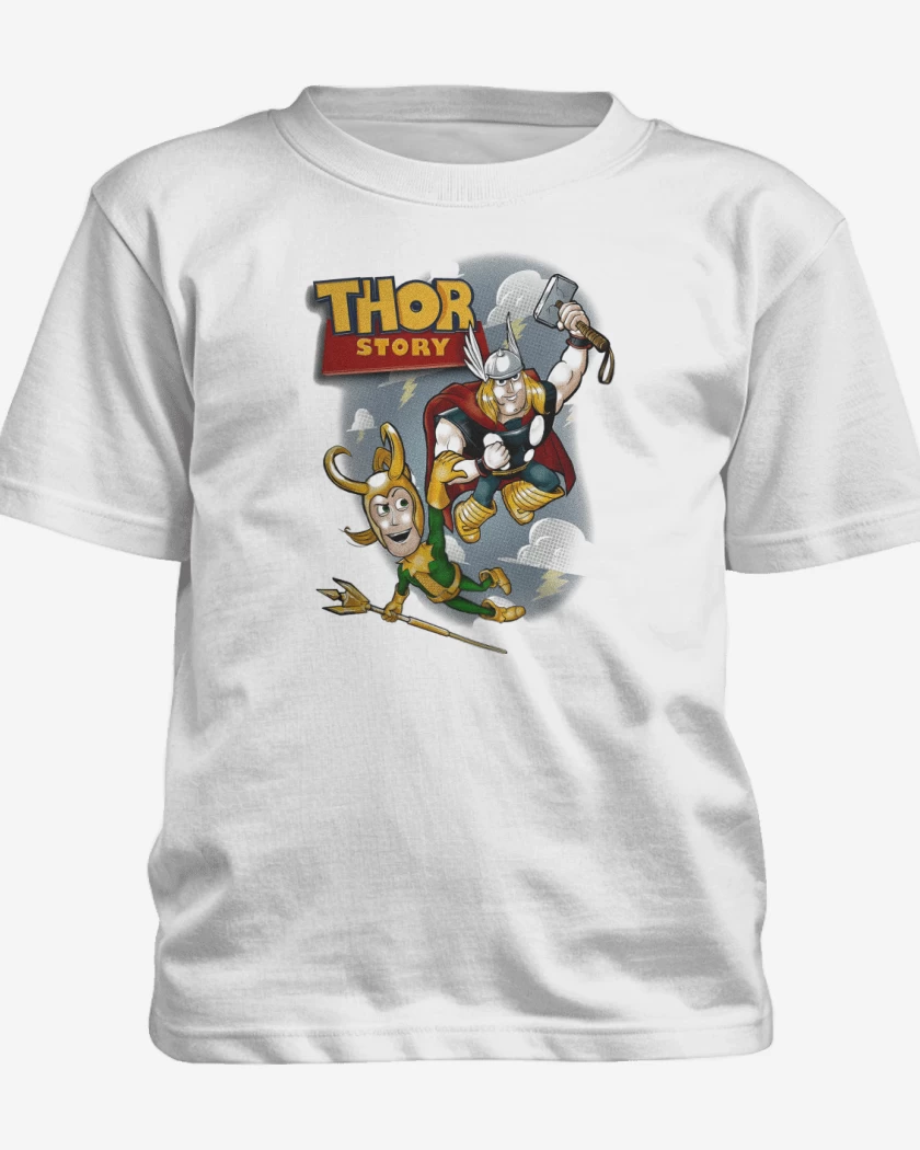 Polera de niño Blanco de Thor Story