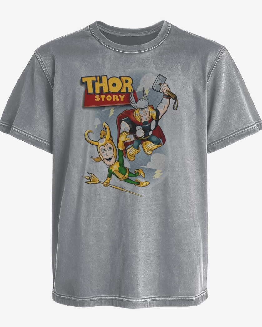 Polera desgastada Thor Story