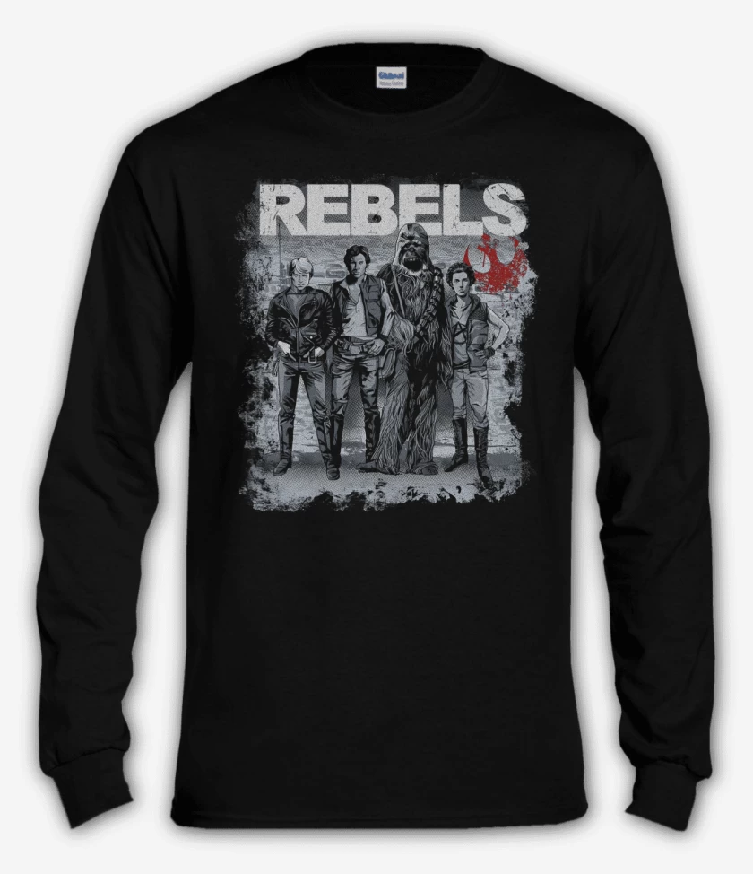 Polera manga larga Negro de Rebels