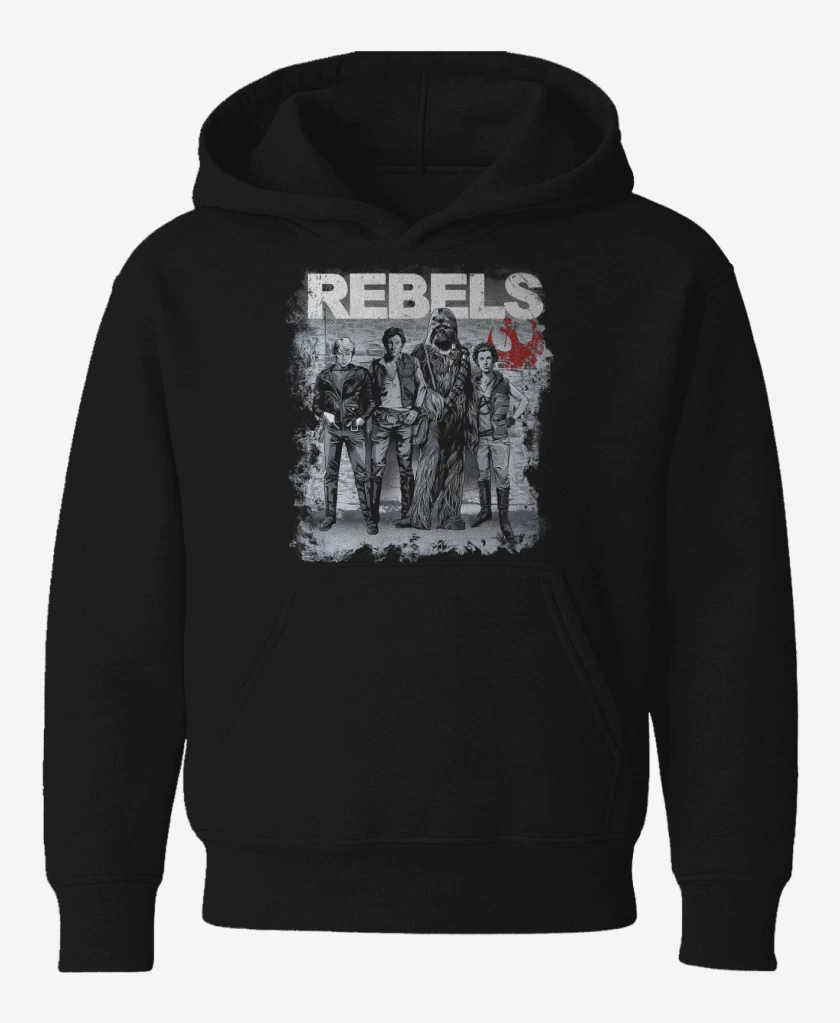 Poleron de niño Negro de Rebels