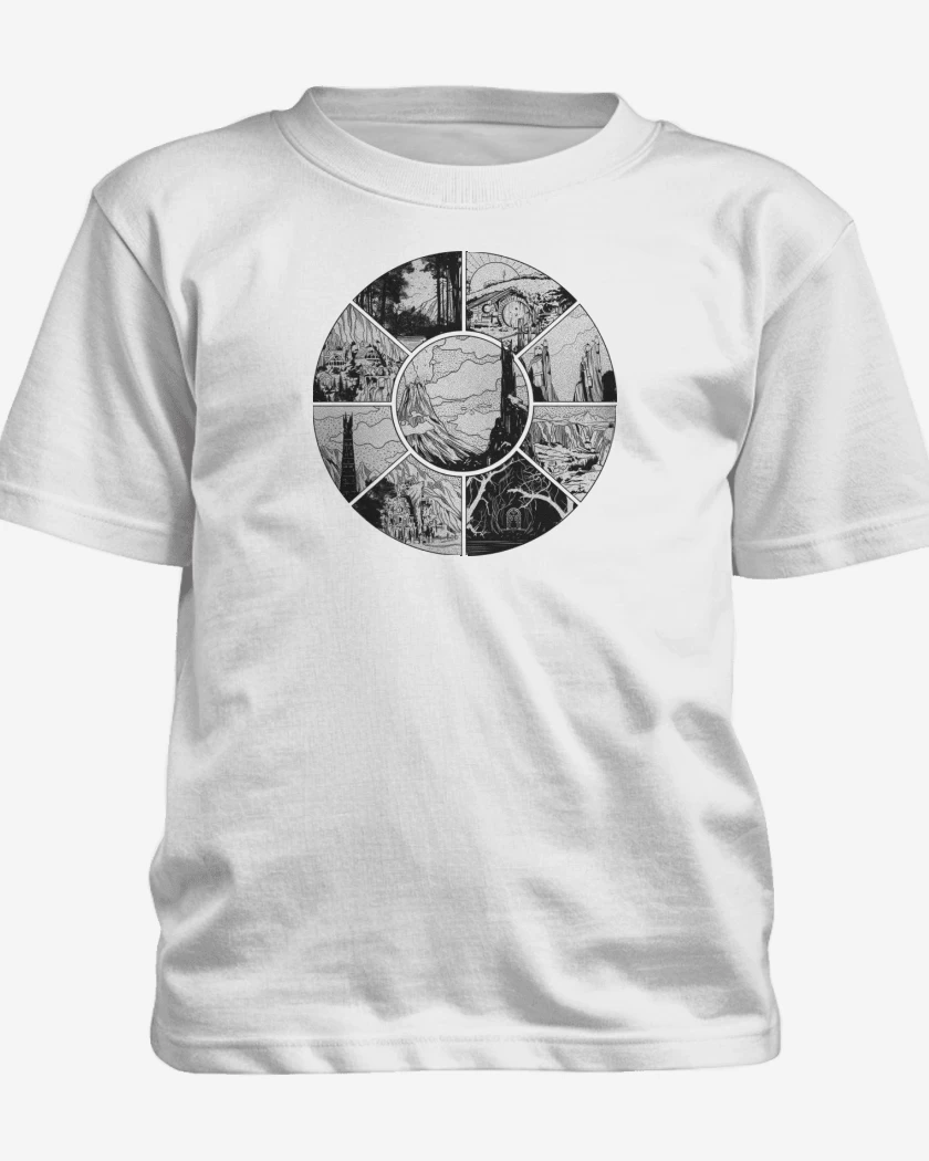 Polera de niño Blanco de La Tierra Media