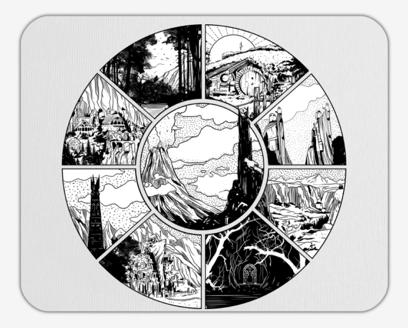Mousepad La Tierra Media