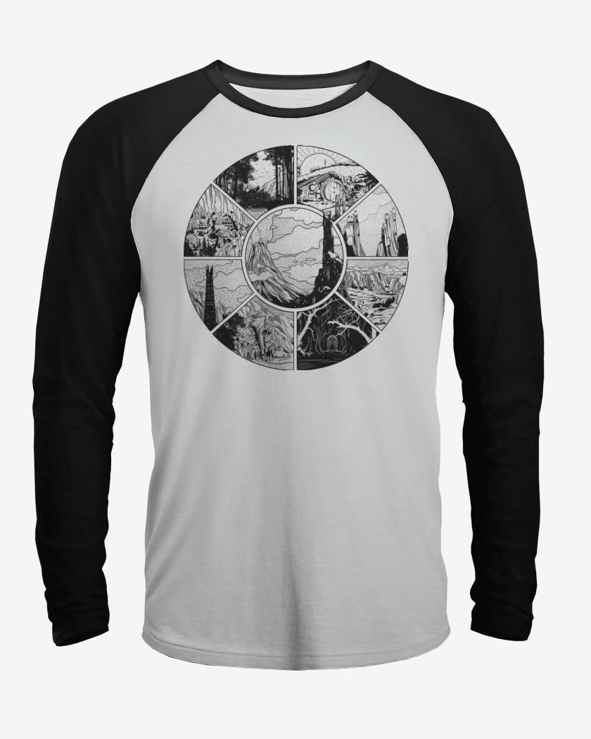 Polera Raglan La Tierra Media