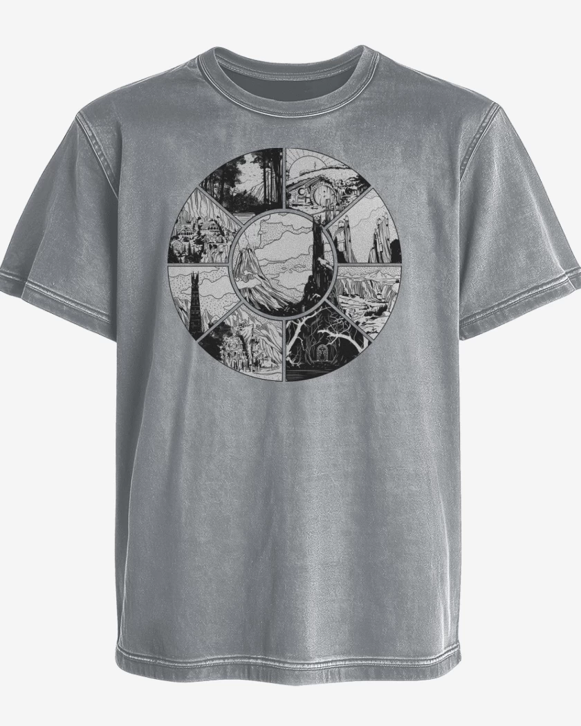 Polera desgastada La Tierra Media