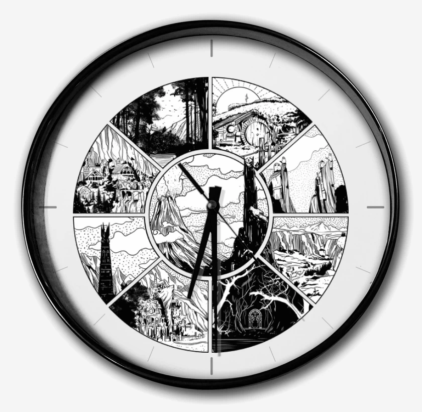 Reloj La Tierra Media