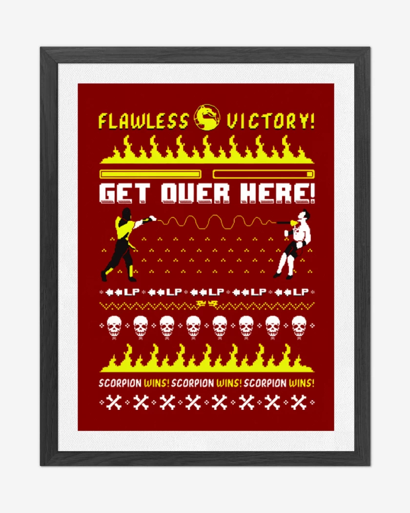 Cuadro decorativo Rojo de Get Over Here!!!!