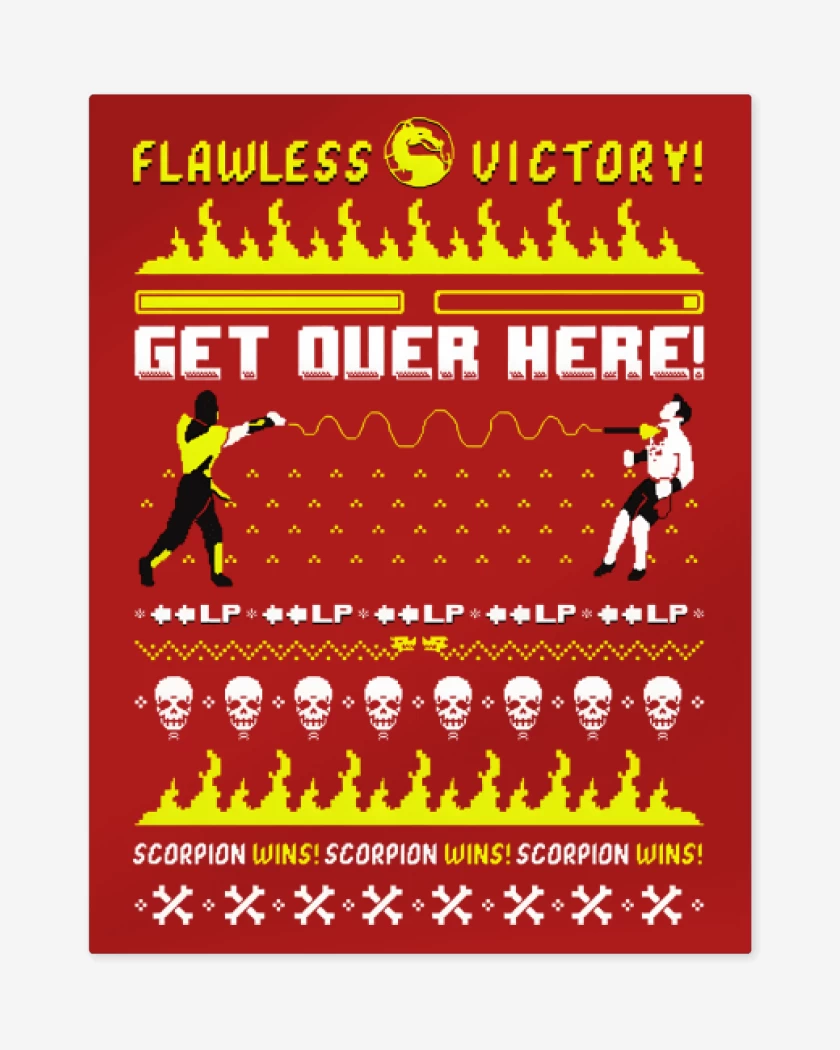 Print metalico Rojo de Get Over Here!!!!