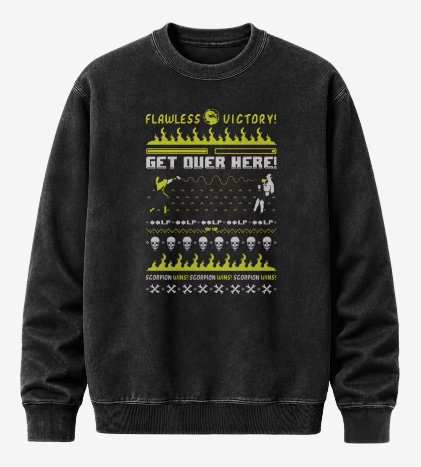 Poleron Polo Acid Wash Negro de Get Over Here!!!!
