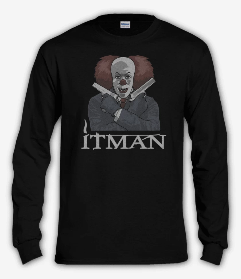 Polera manga larga Negro de Itman