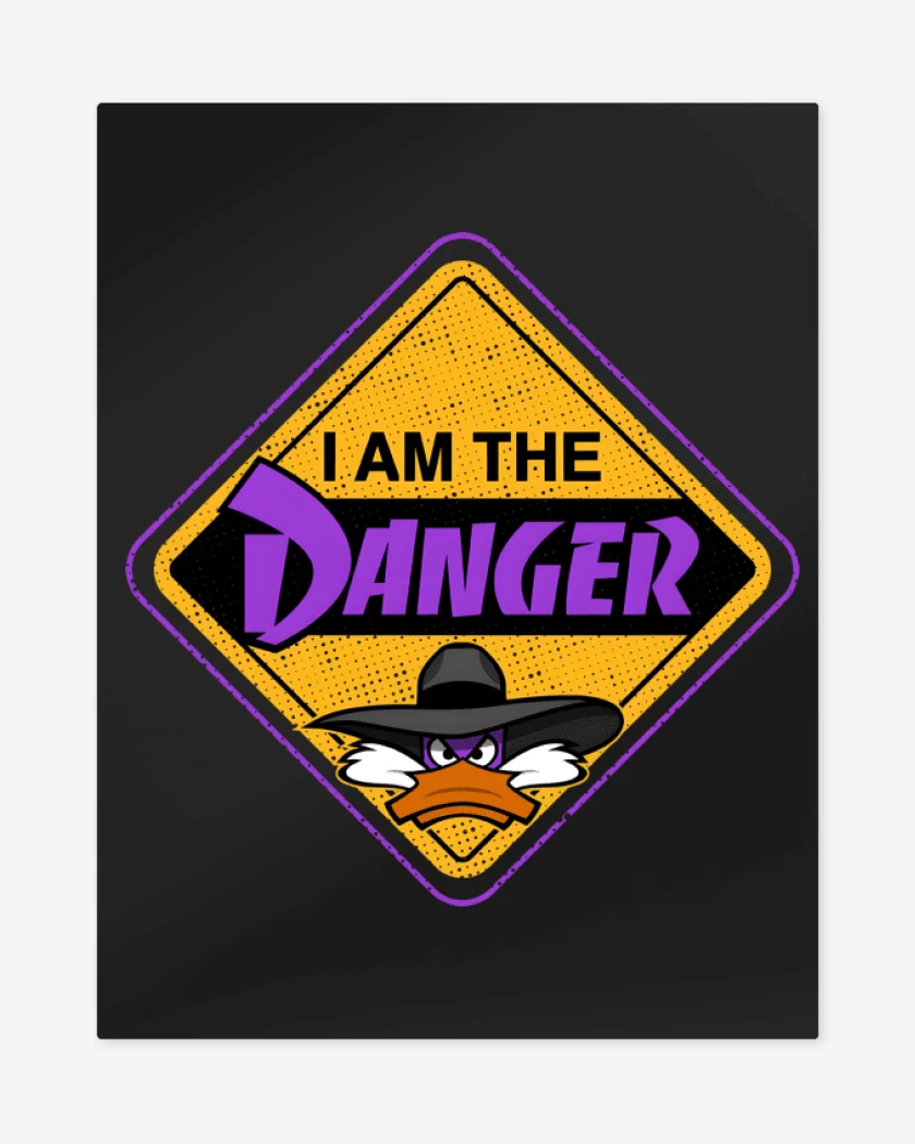 Print metalico Negro de I am The Danger