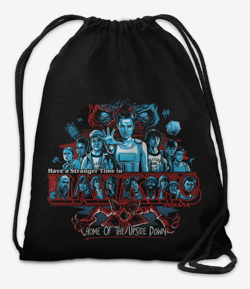 Mochila Negro de Stranger Hawkins