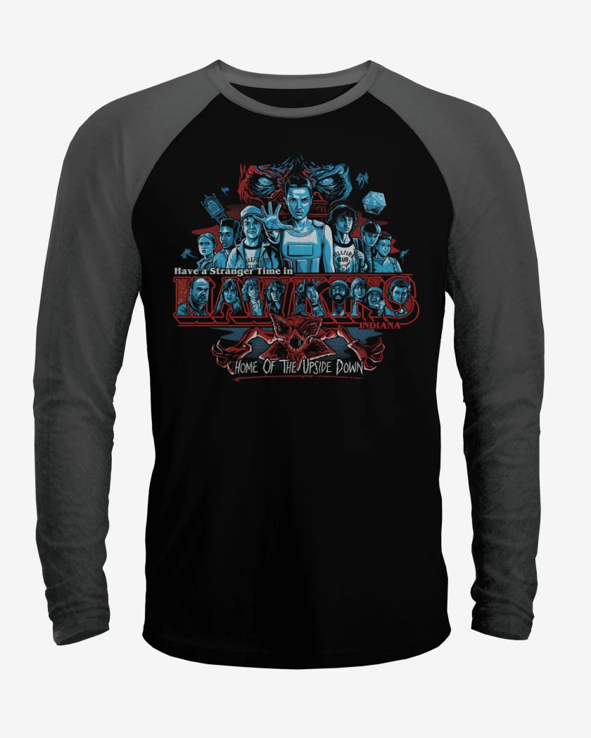 Polera Raglan Stranger Hawkins