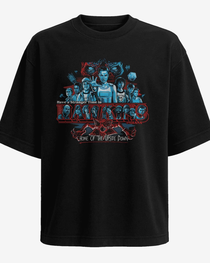 Polera Oversize Stranger Hawkins