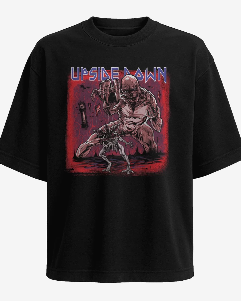 Polera Oversize Negro de The Number of the Vecna