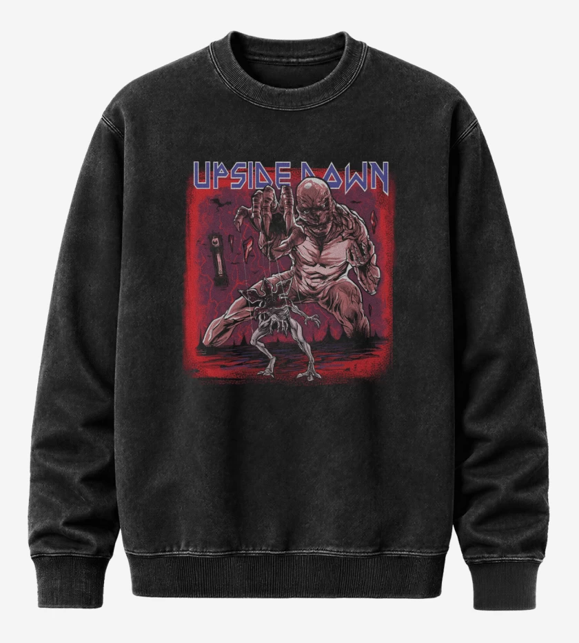Poleron Polo Acid Wash Negro de The Number of the Vecna