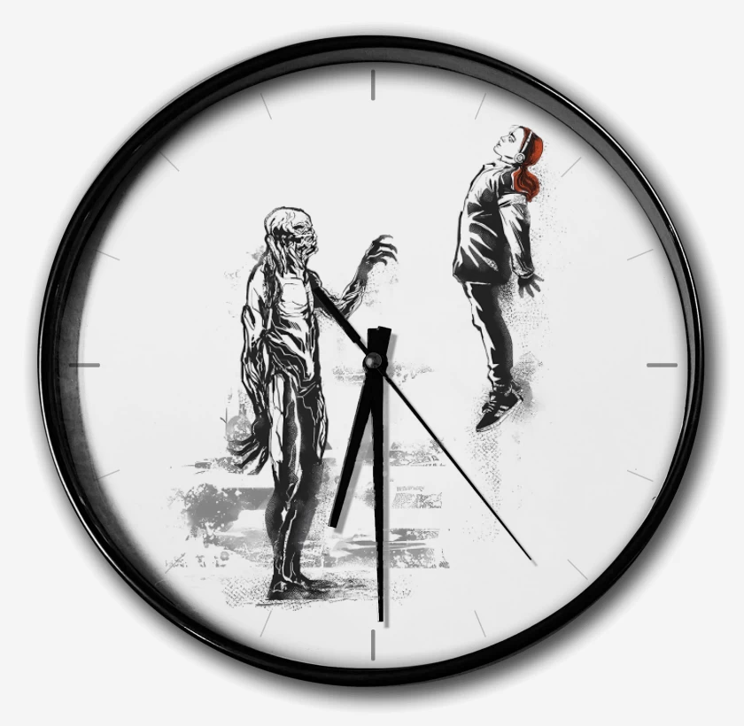 Reloj Blanco de Muro de Vecna