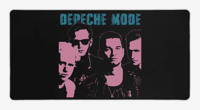 Mouse pad Gamer Negro de Depeche Mode