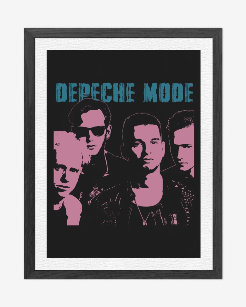 Cuadro decorativo Negro de Depeche Mode