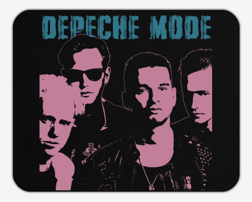 Mousepad Negro de Depeche Mode
