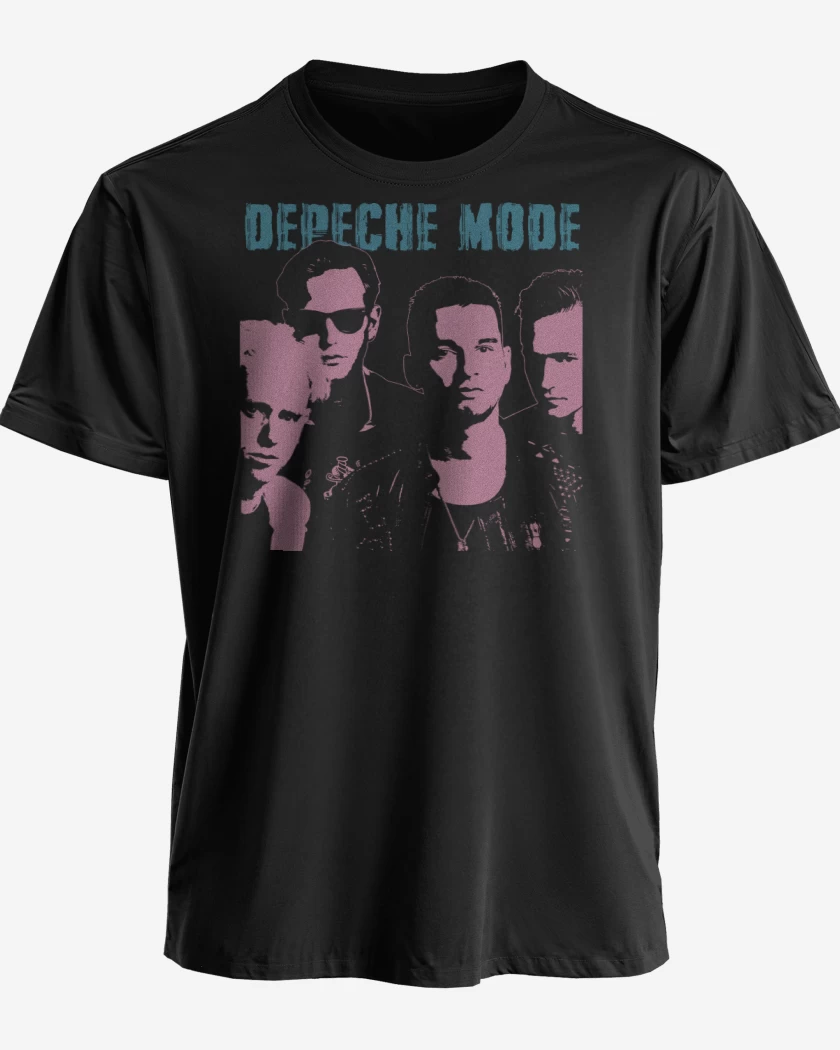 Polera premium Negro de Depeche Mode