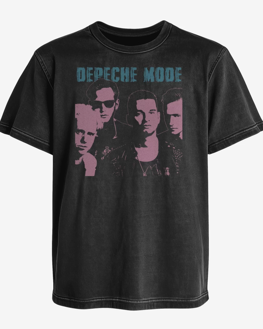 Polera desgastada Depeche Mode