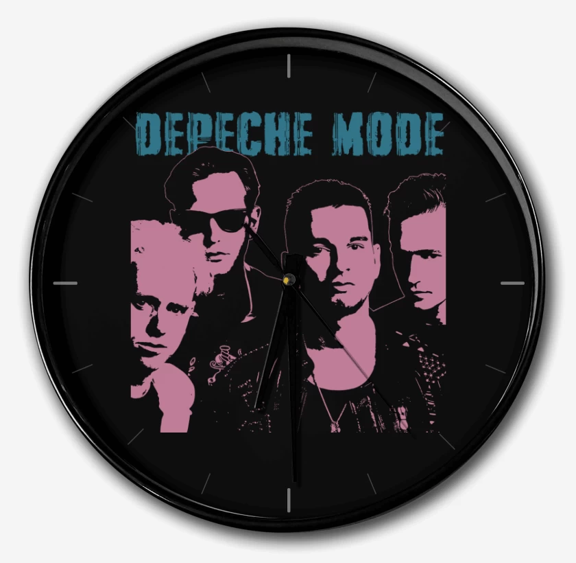 Reloj Negro de Depeche Mode