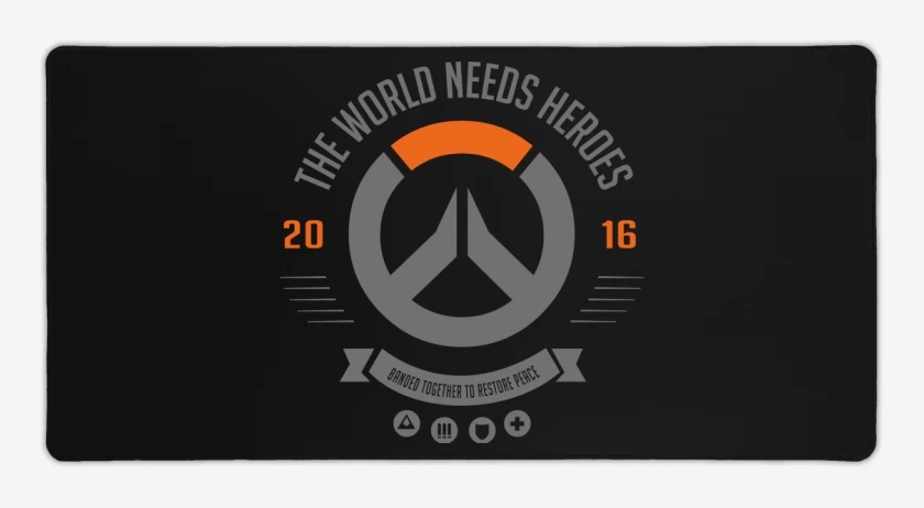 Mouse pad Gamer The world needs heroes