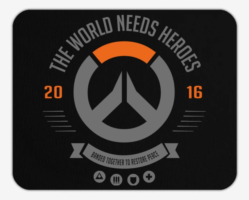 Mousepad The world needs heroes