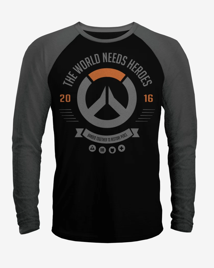 Polera Raglan The world needs heroes