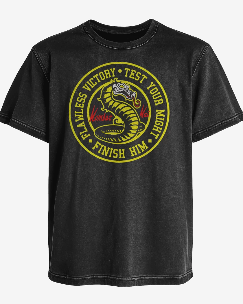Polera desgastada Kombat Kai